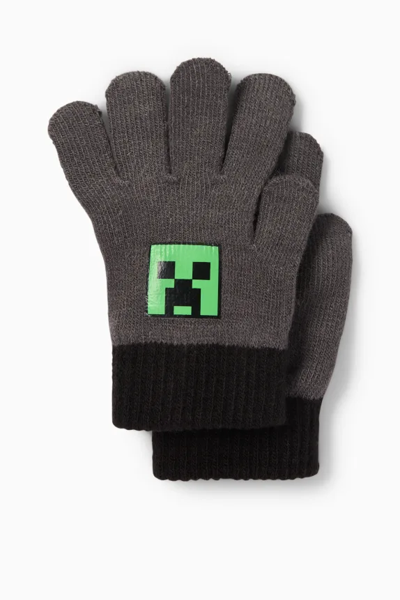 Minecraft - gloves dark gray