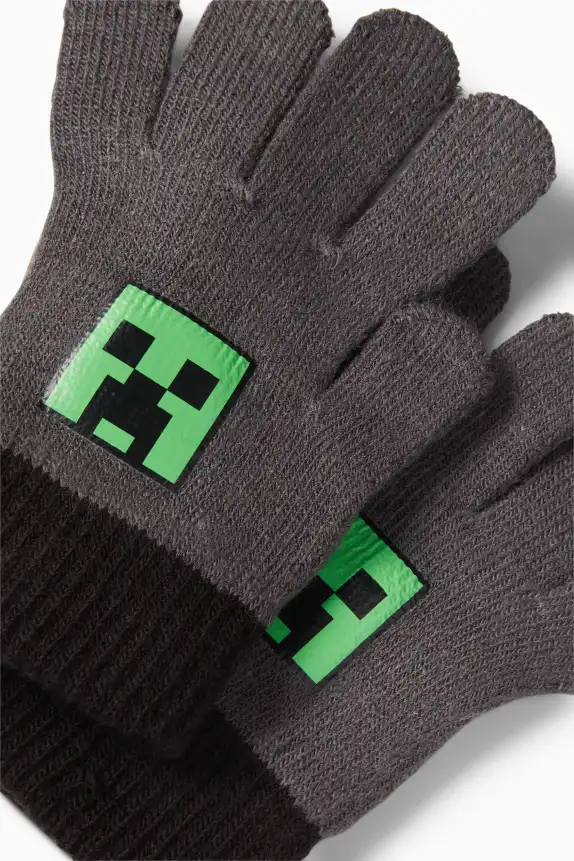 Minecraft - gloves dark gray