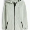 Softshell jacket with hood - waterproof mint green