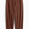 Cloth trousers dark brown