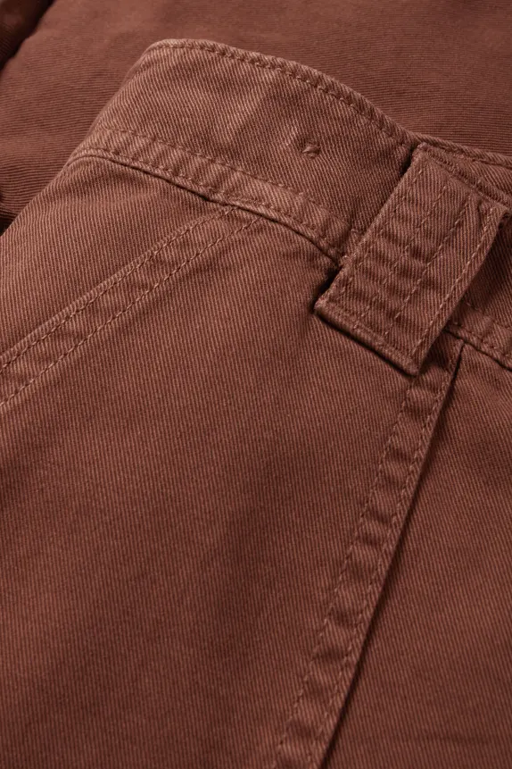 Cloth trousers dark brown