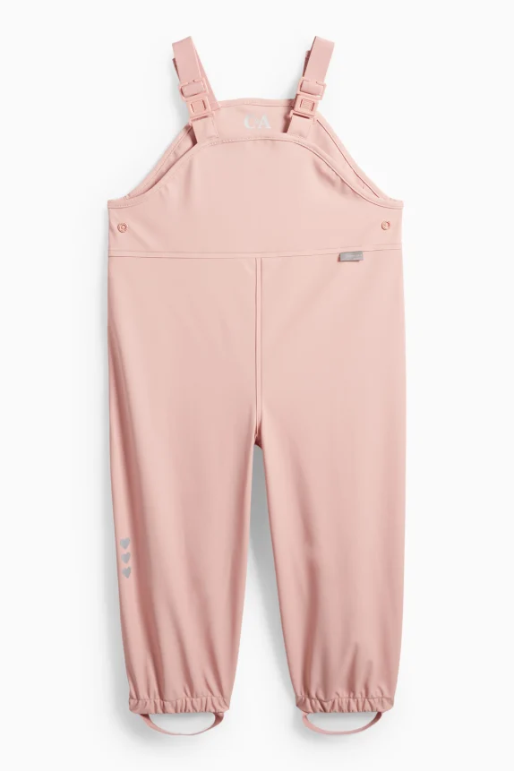 Heart - waterproof trousers - waterproof rose
