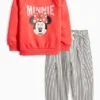Minnie Mouse - set - sweatshirt and jersey trousers - 2 piece red