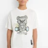 Teddy bear - short sleeve T-shirt white