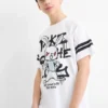 Multipack of 2 - graffiti - short sleeve T-shirt black / white