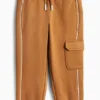 Cargo joggers brown