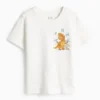Dino - short sleeve T-shirt - textured white