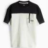 Short sleeve T-shirt white / black