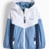 Jacket blue / white
