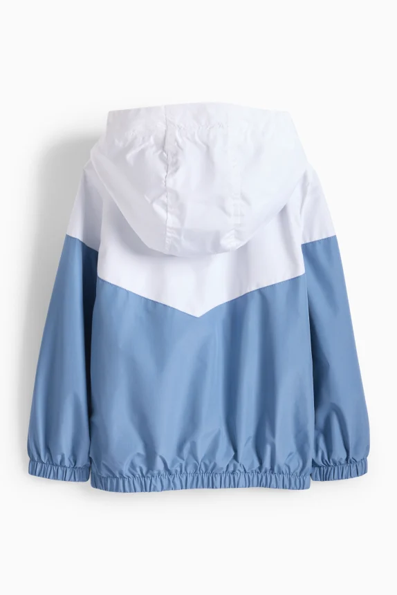 Jacket blue / white