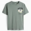 Skateboarder - short sleeve T-shirt green