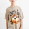 Looney Tunes - short sleeve T-shirt beige