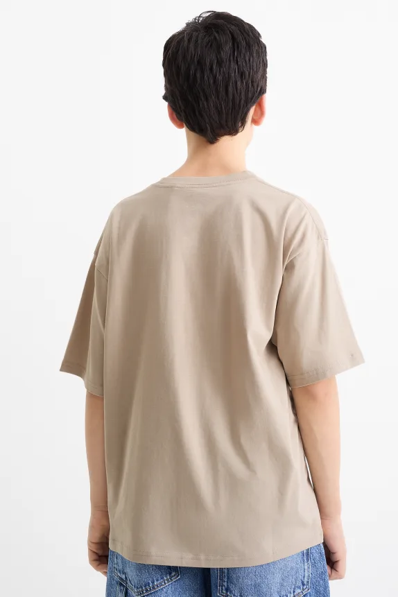 Looney Tunes - short sleeve T-shirt beige