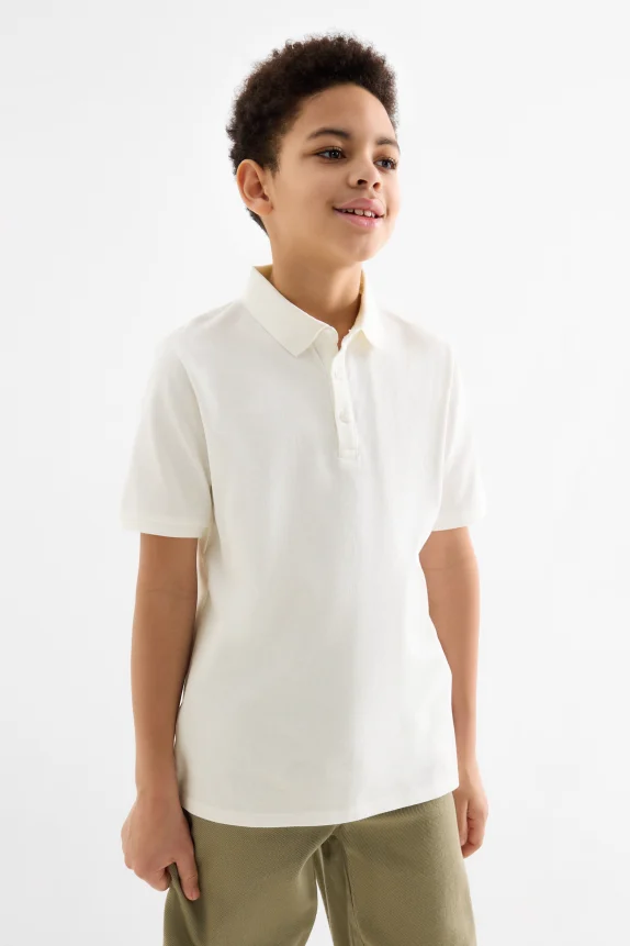 Polo shirt white