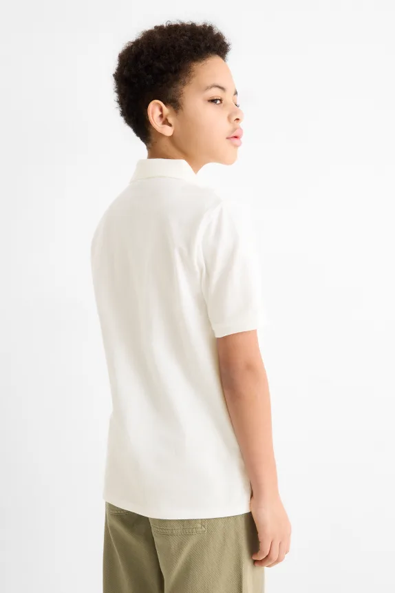 Polo shirt white