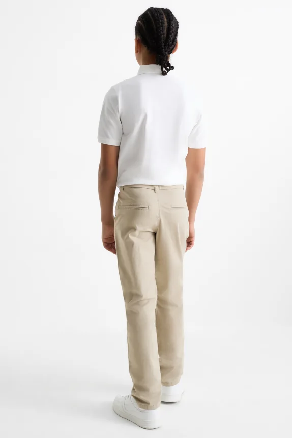 Trousers light beige