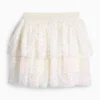 Sequin skirt cremewhite