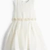 Floral - dress - party white