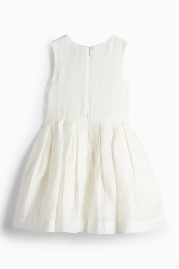 Floral - dress - party white