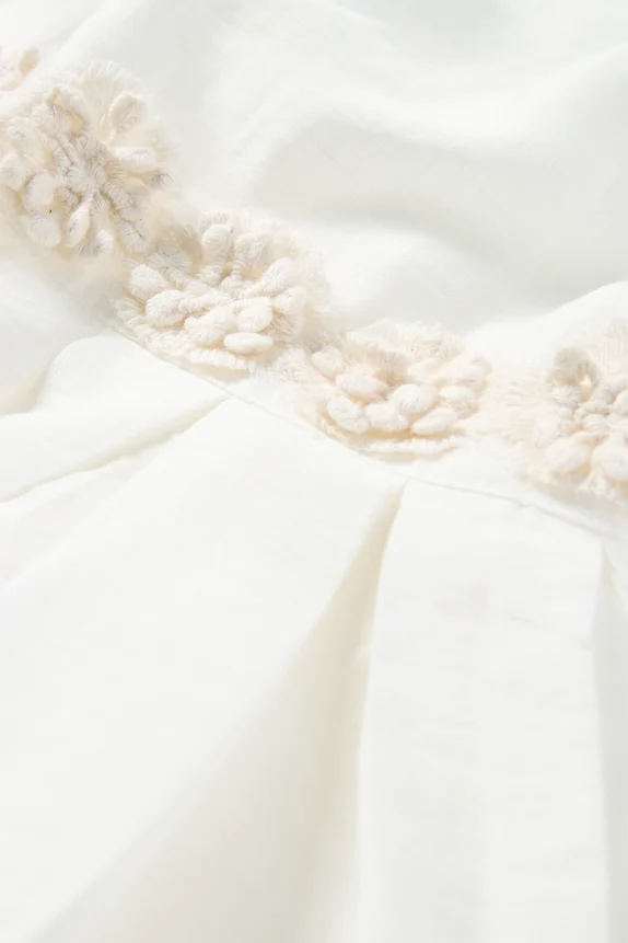Floral - dress - party white