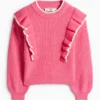 Jumper - ribbed pink