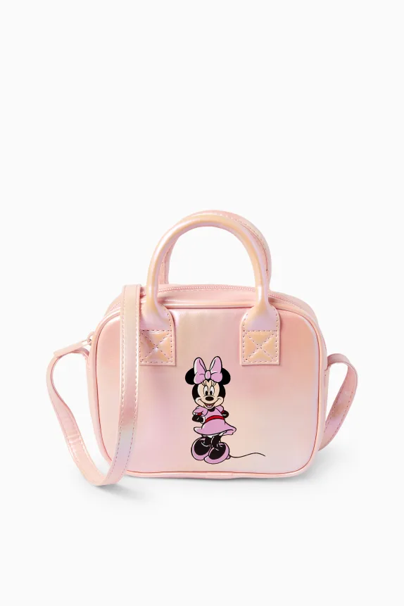 Minnie Mouse - crossbody bag - faux leather rose
