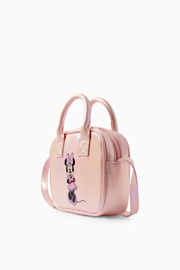 Minnie Mouse - crossbody bag - faux leather rose