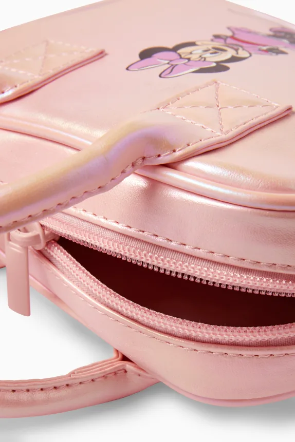 Minnie Mouse - crossbody bag - faux leather rose