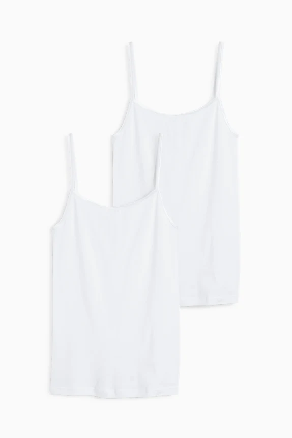 Multipack of 2 - camisole white