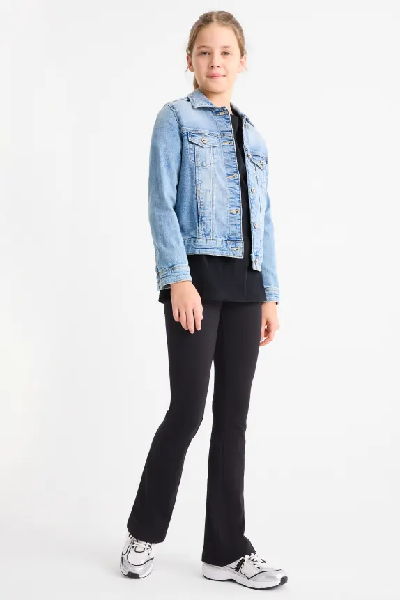 Multipack of 2 - flared leggings black