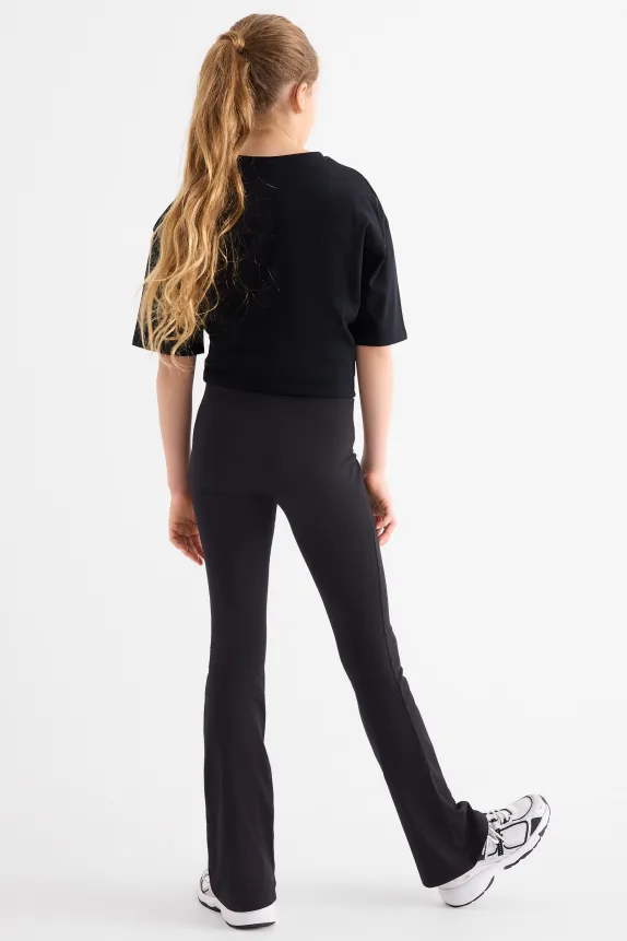 Multipack of 2 - flared leggings black