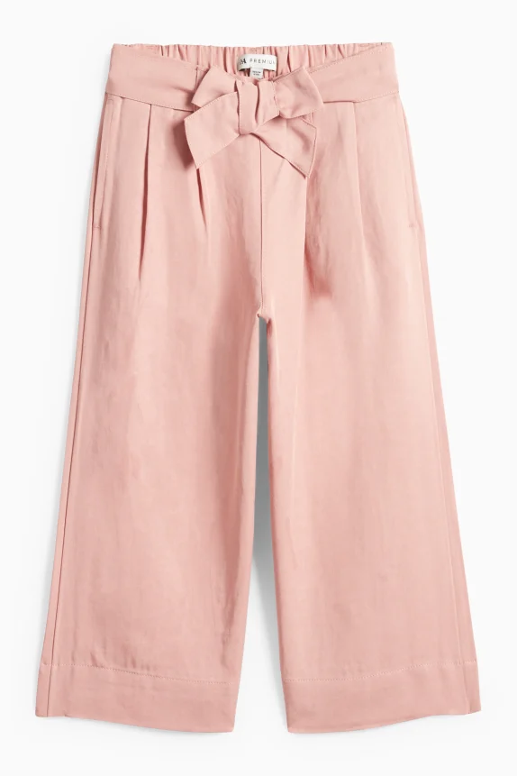 Cloth trousers rose