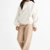 Cloth trousers beige