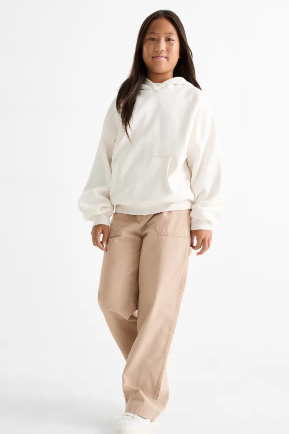 Cloth trousers beige