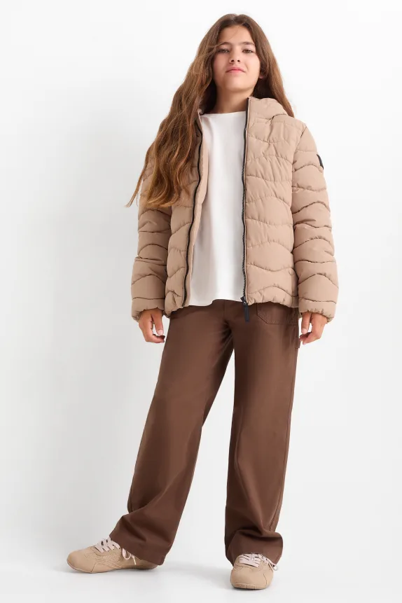 Cloth trousers dark brown