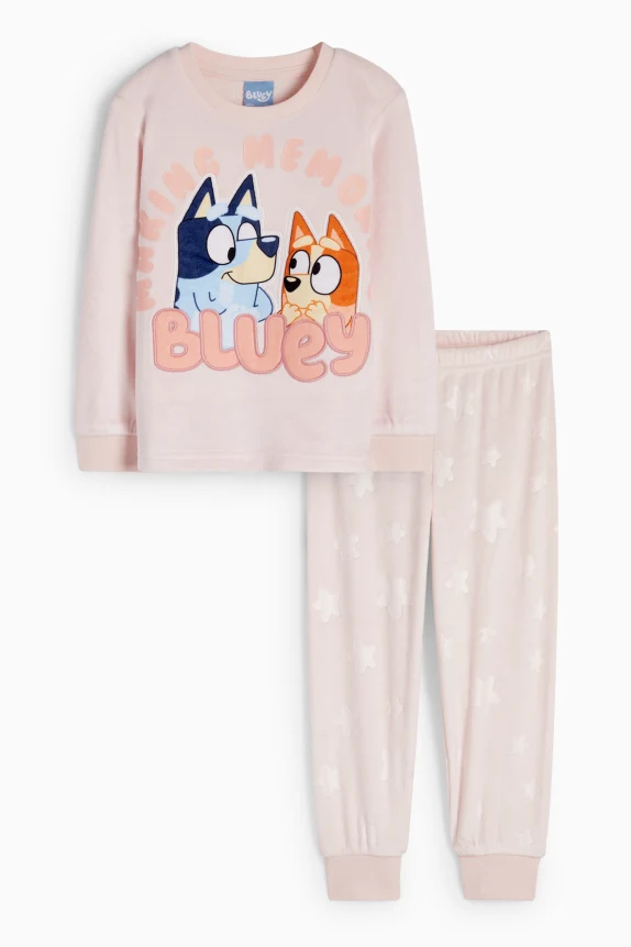 Bluey - winter pyjamas - 2 piece rose