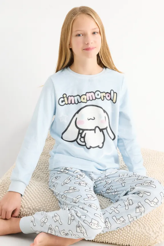 Cinnamoroll - winter pyjamas - 2 piece light blue