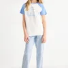 Nashville - pyjamas - 2 piece white / light blue
