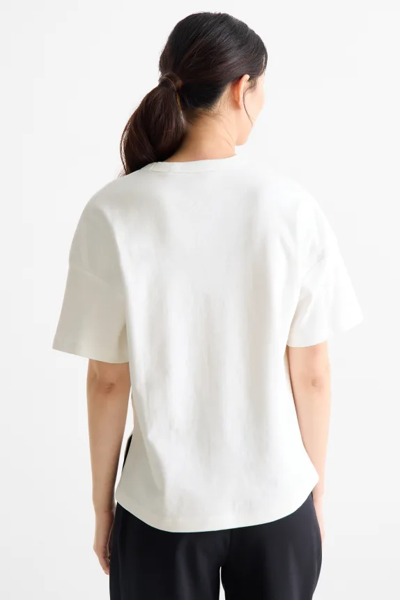 T-shirt - oversized - Mickey Mouse white