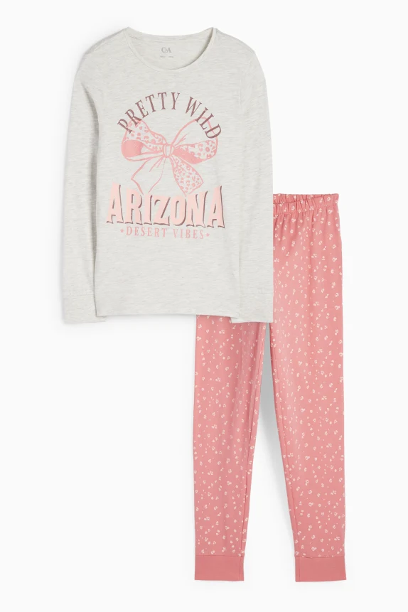 Arizona - pyjamas - 2 piece rose / beige