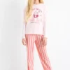 Set - Christmas pyjamas and shorts - 5 piece rose