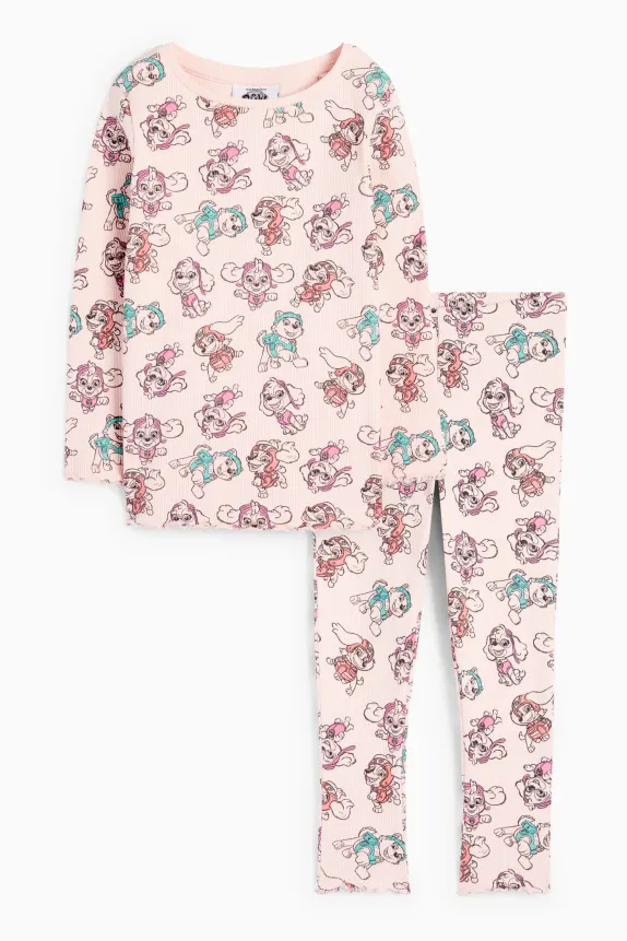 PAW Patrol - Skye, Everest - pyjamas - ribbed - 2 piece rose