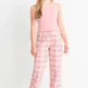 Multipack of 2 - pyjama bottoms gray / rose