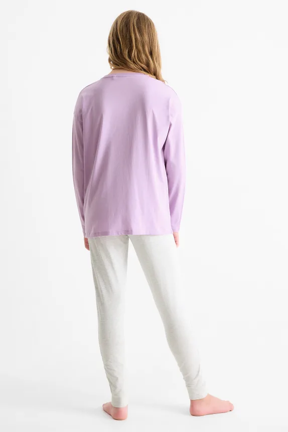 Butterfly - pyjamas - 2 piece light violet