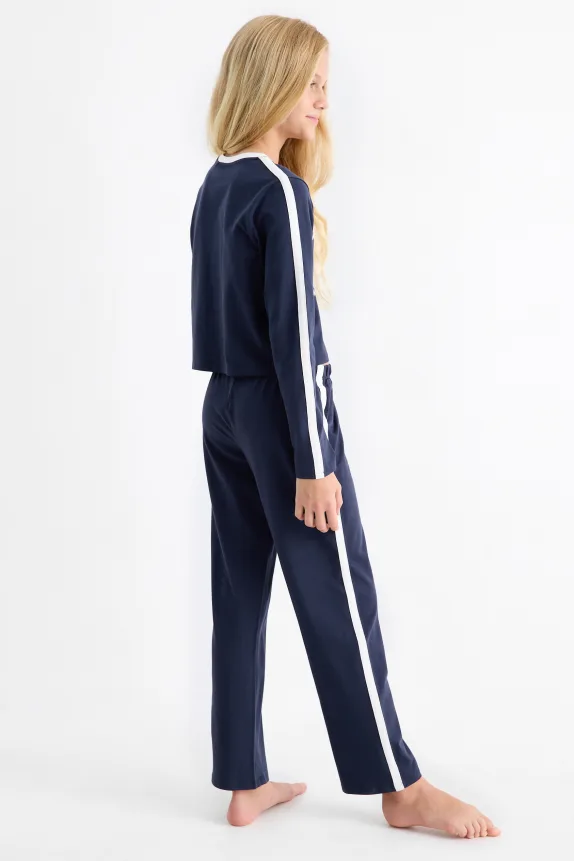 Boston - pyjamas - 2 piece dark blue