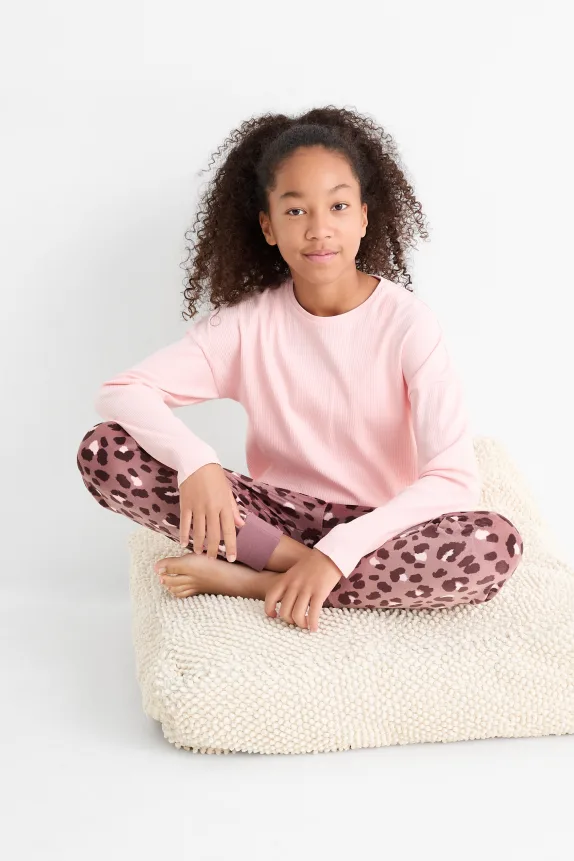Multipack of 2 - heart - pyjama top rose