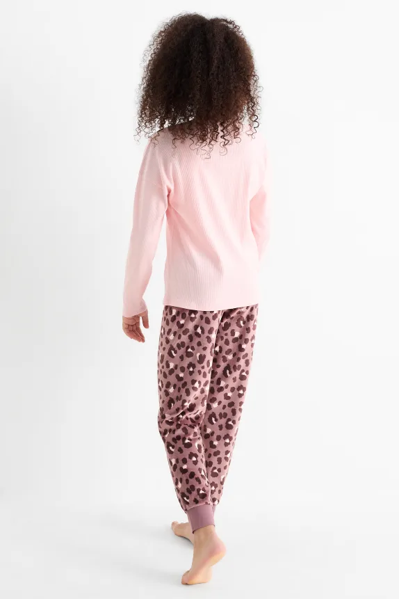 Multipack of 2 - heart - pyjama top rose