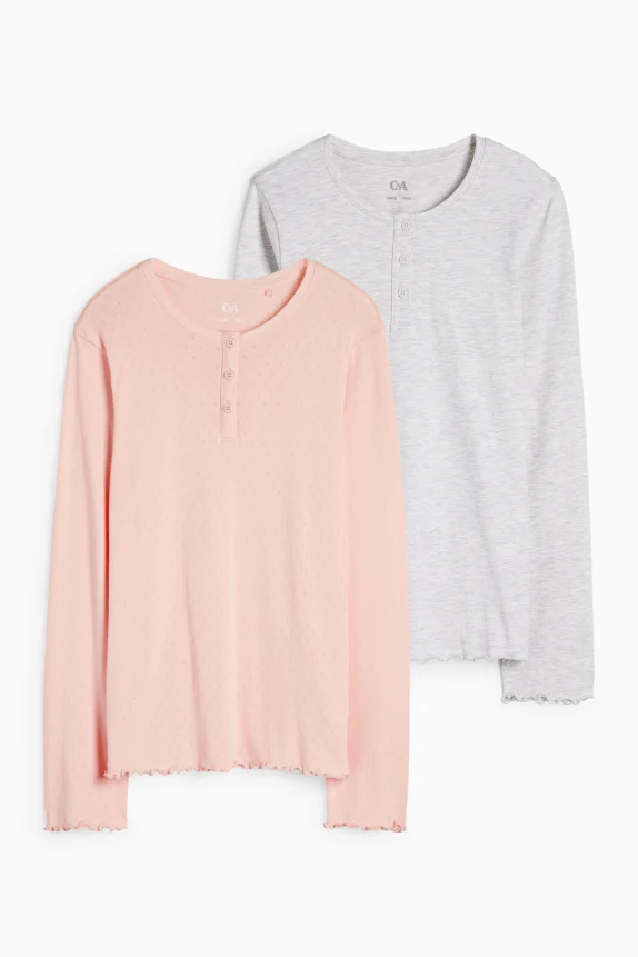 Multipack of 2 - pyjama top rose