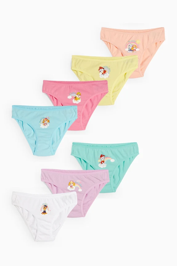 Multipack of 7 - PAW Patrol - Chase, Marshall, Rubble - briefs light turquoise