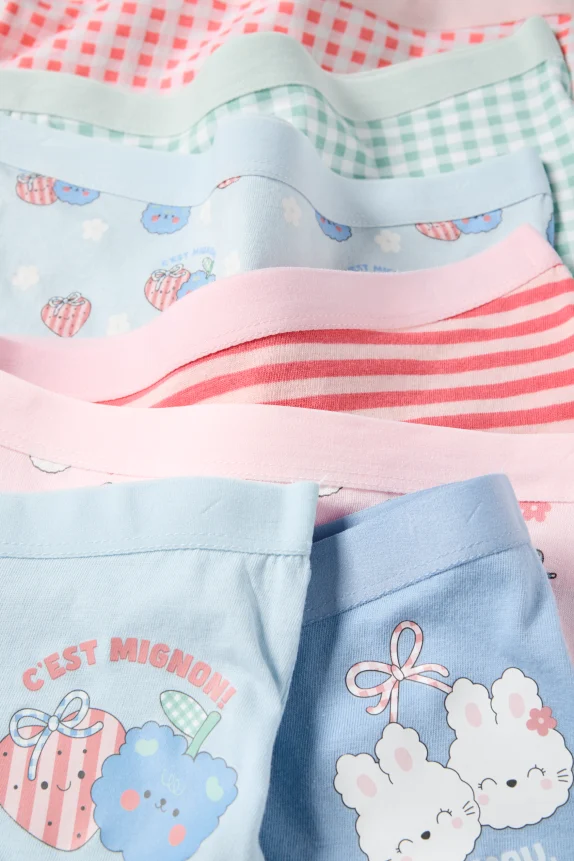 Multipack of 7 - Kawaii - boxer shorts rose / light blue